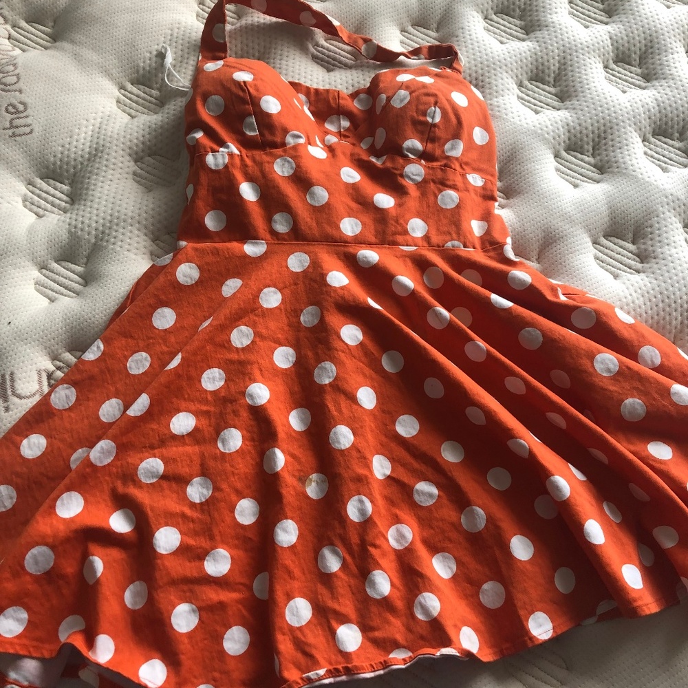 Modcloth polka dot dress